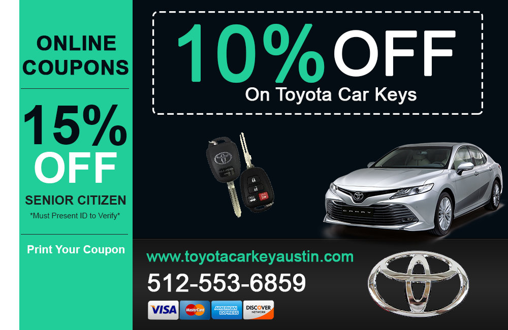 Toyota keys Special Offer